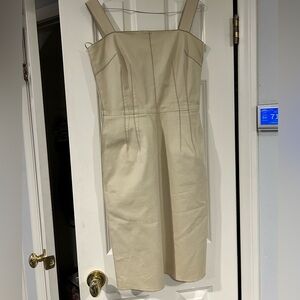 Dolce and gabana tan strech dress size 40 excellent condition